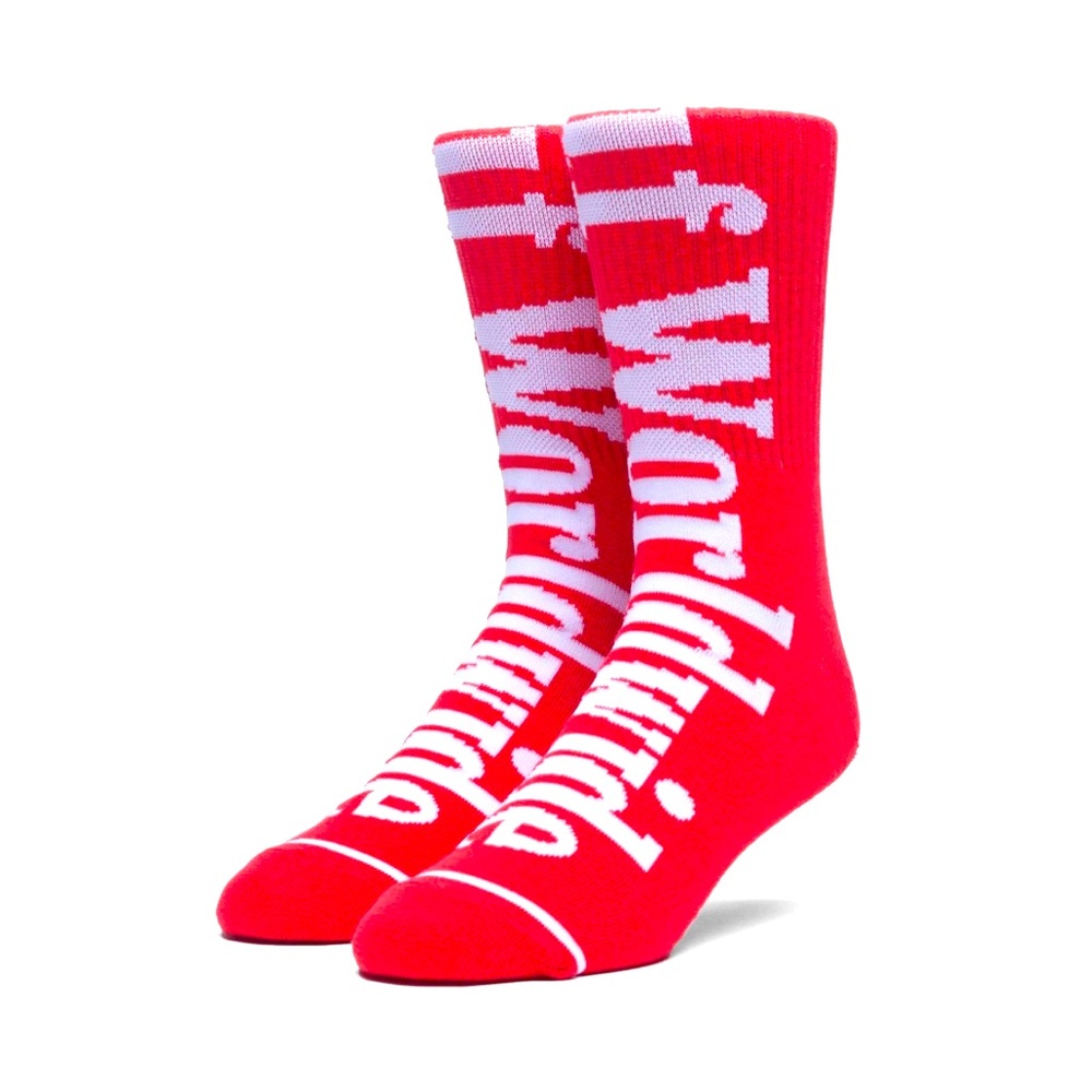 Red Huf Worldwide Crew Socks OS